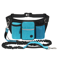 Sac banane d'entraînement pour chien en polyester résistant à l'eau avec laisse élastique pour la course, la promenade et la distribution de friandises – Vente en gros