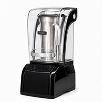 LLohas Keukenblender en -molen van roestvrij staal, zware uitvoering, elektrisch, hoge snelheid, geschikt voor smoothies, sap, kruiden en voedsel.