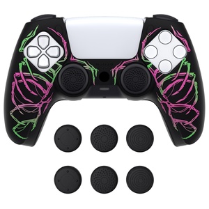 เคสสำหรับคอนโทรลเลอร์ PS5 - ฝาครอบซิลิโคนสลักลายด้วยเลเซอร์ - Product Image 1