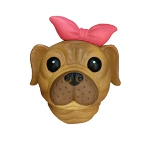Imanes de nevera con cabeza de animales de dibujos animados KI zzlejian, pegatinas tridimensionales para leones, rinocerontes y perros, decoración personalizada - Product Image 4