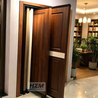 Présentoir coulissant personnalisé en métal pour échantillons de portes, présentoir à pousser et tirer pour carrelage, pierre, parquet en bois pour salle d'exposition