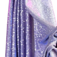Ventes d'usine Fil métallique de luxe brillant en soie pailletée Fil doré tricoté Tulle Chiffon Point Lurex extensible pour tissu de robe
