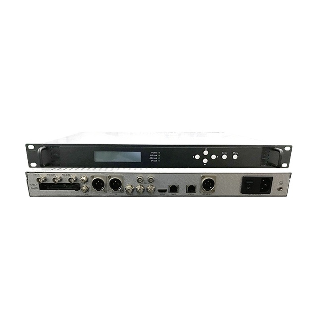 IP Satellite Receiver DVB-T2 Decoder with BISS/CAM Card RTMP to SDI Decoder Support H.265 for IPTV/Satellite
