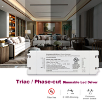 SC 21,5-25,5 V 2.5A 60W tensión constante Triac corte de fase oscurecimiento LED conductor