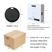 Localizador de Equipaje Inteligente Certificado por MFi y Google, Rastreador de Carteras, Buscador de Llaves, Compatible con AirTag para iOS y Android