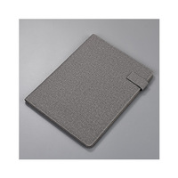 Porte-documents multifonction A4 pour contrats commerciaux, présentations, cartes de visite, en PU, personnalisable avec logo, modèle OEM