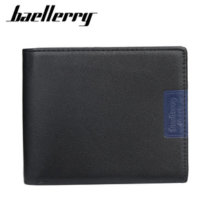 Baellerry <b>Men's</b> Short <b>Wallet</b> Brown Slim Soft Leather Multi Card Slot Everyday Use - Product Image 2