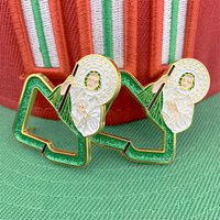 Nouvelle casquette personnalisée 2024 avec logo Mexique, épinglette en métal émaillé mexicaine, religion, sport, pour chapeau avec chaîne