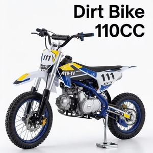 Motocicleta Todoterreno de 110cc, 4 Tiempos, a Gasolina, Económica, para Adolescentes y Adultos, Motocross, Fácil de Arrancar - Product Image 1