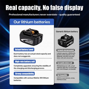 コードレスチェーンマイターソー交換用18V 6Ah充電式バッテリーBL1860 マキタ1用 コードレス2。 チェーンマイター3。 バッテリー - Product Image 2
