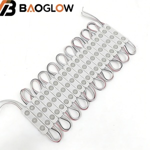 โมดูล LED 2835 ขายึดทองแดง แผ่นฐานอะลูมิเนียม 1W 160 IP65 กันน้ำ DC12V แสงวอร์มไวท์ แดง น้ำเงิน ชมพู เหลือง - Product Image 1