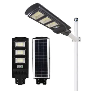 Hot sale all in one 30w 60w 90w waterproof led solar panel street light outdoor