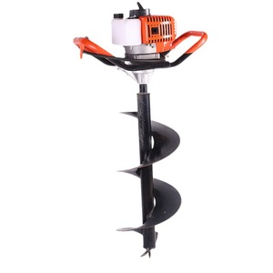 Industrial Grade Petrol/Gasoline Powered Steel <b>Hand</b> Auger <b>Drilling</b> Machine 52cc Engine 1 Year Ground Earth <b>Drilling</b> Accessories - Product Image 1