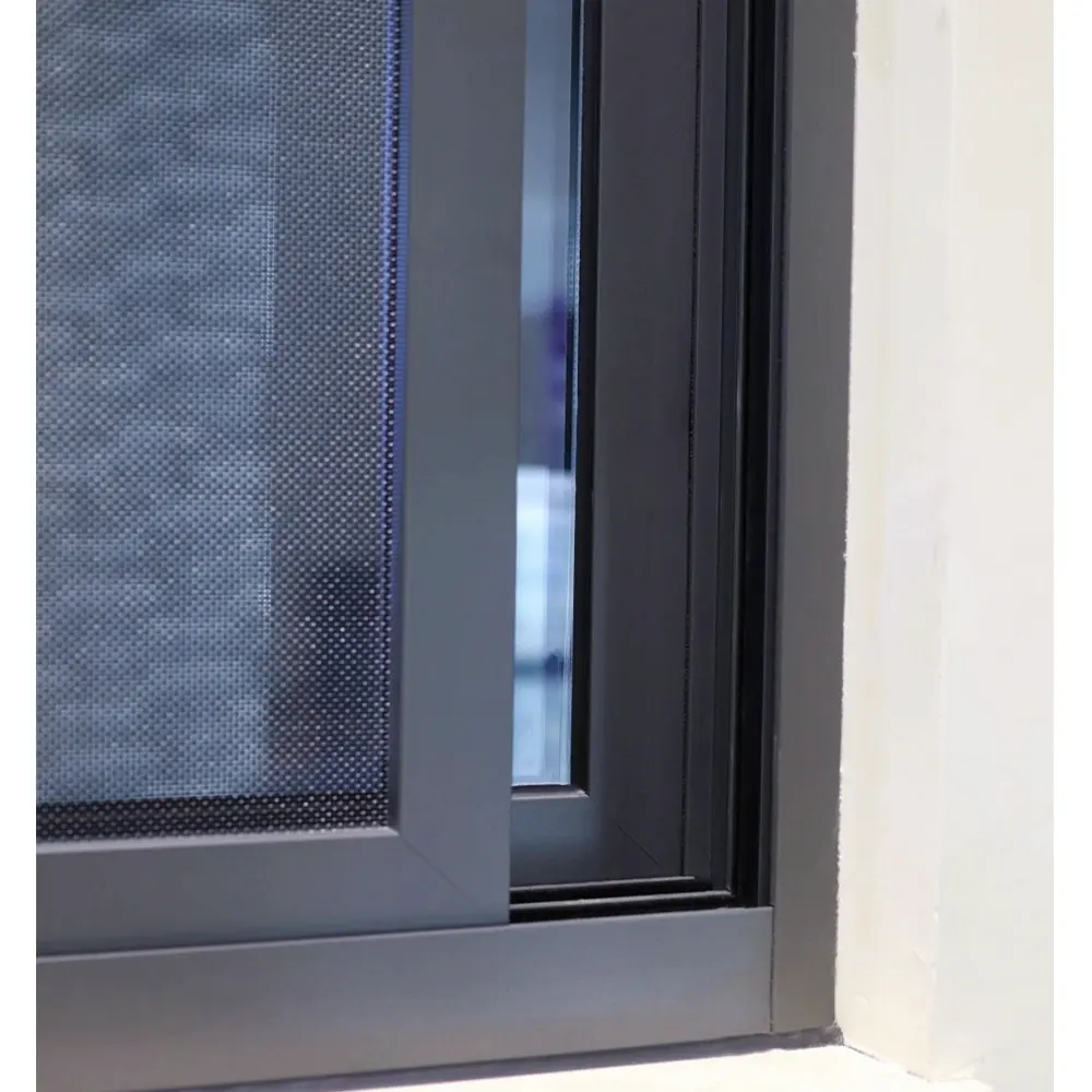 आधुनिक डिजाइन 72x60 एल्यूमीनियम फिसलने विंडोज (3 पटरियों) गर्मी और ध्वनि इन्सुलेशन एल्यूमीनियम घर के लिए Windows फिसलने