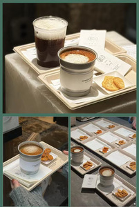 Kit de platos desechables ecológicos de pulpa para sushi, bandeja de servir, platos y tazones para fiestas en casa - Product Image 5