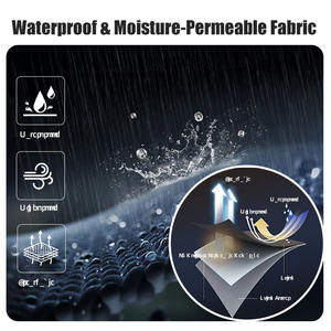 Gilet di Sicurezza Impermeabile Traspirante ad Asciugatura Rapida con Cerniera e Tasche per Uomo, Giacche e Gilet Casual da Lavoro per Attività all'Aperto e Pesca - Product Image 4