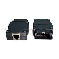 Connector Diagnostic Enet OBD2 16 Pin OBD Plug Rj45 Female to OBD2 Male for BMW