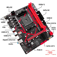Carte mère ATX de bureau JIESHUO A520M AM4, prend en charge les processeurs 3600/4650G/5500/5500G/5600/5600G/5600X, M.2 NVME, double canal DDR4, nouvelle