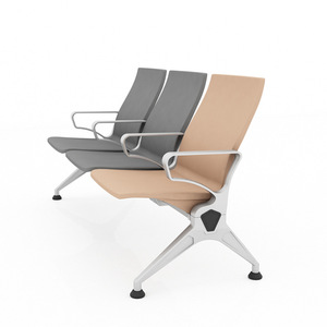 Sillas de espera para la industria nacional GY-TU03PU, de acero, con reposabrazos, para hospitales y escuelas - Product Image 3
