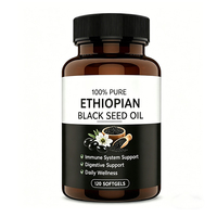 Tersedia OEM/ODM Softgel Minyak Biji Hitam Ethiopia Murni, Cold-Pressed, Food Grade untuk Dewasa, Mendukung Kesehatan Imunitas & Pencernaan
