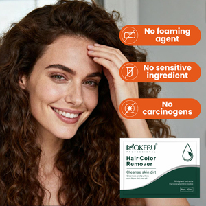 ครีมเปลี่ยนสีผมโมเครุแบบไม่ทิ้งคราบ - ย้อม<span class=keywords><strong>ผม</strong></span>ถาวรแบบขั้นตอนเดียว ล้างออกง่าย สูตรปราศจากแอมโมเนีย ด้วยสารสกัดจากธรรมชาติ - Product Image 4