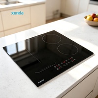 Xunda, Proveedor OEM/ODM de Placas de Inducción de 4 Quemadores para el Hogar, Cocina de Inducción Integrada de Cuatro Quemadores para Electrodomésticos de Cocina