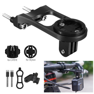 ตัวต่อขยายคอมพิวเตอร์จักรยานที่สามารถปรับได้สำหรับ GoPro Bryton Garmin ตัวยึดแฮนด์อลูมิเนียมอัลลอยแบบปลดได้อย่างรวดเร็ว - Product Image 1