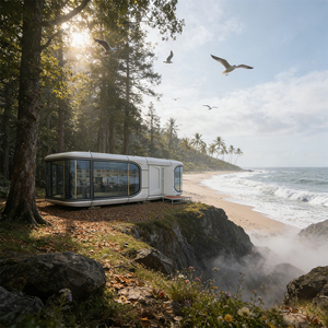 Kleines Containerhaus zum Fabrikpreis Modulares Containerhaus Tragbares Tiny House Raumkapsel Schlafzimmer Badezimmer - Product Image 4