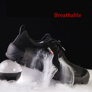 Scarpe antinfortunistiche da <span class=keywords><strong>lavoro</strong></span> da uomo in pelle antiscivolo da <span class=keywords><strong>lavoro</strong></span> con punta in acciaio - Product Image 5