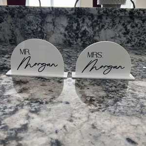 Let's Get Social INS <span class=keywords><strong>เว</strong></span>็บไซต์เฟสบุ๊คป้ายอะคริลิคโค้งสำหรับร้านอาหารงานแต่งงานหมายเลขคิวอาร์โค้ดยืน - Product Image 4