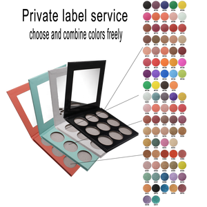 Caja de embalaje de paleta de <span class=keywords><strong>sombras</strong></span> de ojos colorida personalizada OEM con acabado metálico para productos de sombra de ojos - Product Image 6