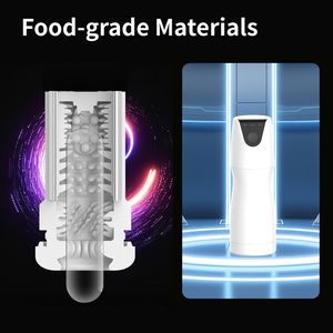 남성용 오데코 구강 성교 흡입 자위대 강한 진동 자동 가정 자위 컵 - Product Image 3