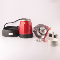 Siitano — Pot à café électrique Moka avec 6 tasses, Pot Mocha, appareil à expresso, le parfait