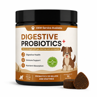 Vente en gros de friandises molles probiotiques personnalisées à six souches, 270 g, 300 g, 360 g, complément probiotique pour chiens - Friandise pour chiens