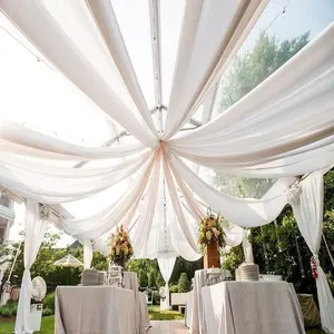 Wedding decorations props new design fabric satin drape draping fabric backdrop curtains for wedding stage event party