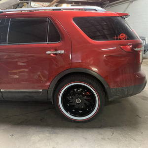 ล้อแม็กซ์ SPEED MEGA สีดำ ขนาด 20x10 นิ้ว แบบกำหนดเอง PCD Offset สำหรับรถกระบะ SUV อัพเกรด - Product Image 4