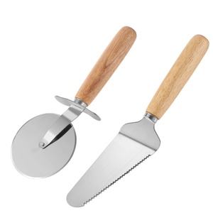 Wholesale Pizza Cutter Wheel Cake Turner Pizza Roller Cutter Pizza Dough Cutter Stainless Steel Pizza <b>Tools</b> Set for Baking - Product Image 1