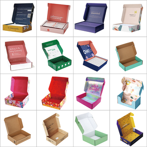 Boîtes d'expédition en carton ondulé avec logo de marque personnalisé, emballage durable et recyclable pour cosmétiques, perruques, cadeaux, envoi postal - Product Image 6