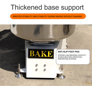 Equipo de panadería de 160kg de capacidad, mezclador en espiral de 250L, mezclador de masa, máquina Digital para hacer <span class=keywords><strong>Pasta</strong></span> de pan <span class=keywords><strong>y</strong></span> <span class=keywords><strong>Pizza</strong></span> para tiendas de alimentos - Product Image 4