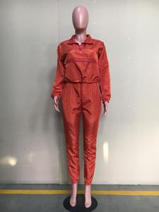 Costumi invernali Casual da <span class=keywords><strong>donna</strong></span> in stile Trendy da <span class=keywords><strong>donna</strong></span> in due pezzi Outwear sportivo <span class=keywords><strong>pantaloni</strong></span> da <span class=keywords><strong>tuta</strong></span> elasticizzata - Product Image 2