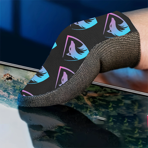 Pubg Mobile Gaming <strong>Gloves</strong> Touch Screen Sleeve Anti-sweat Finger Sets Finger Tips Carbon Fiber Copper Fiber <strong>Silver</strong> Finger Sleeves - Product Image 2