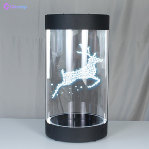 ตู้โฮโลแกรมแบบกำหนดขนาดเองพร้อมระบบโต้ตอบ AI หลอดโฮโล AI สนทนาด้วยมนุษย์ดิจิทัล กล่องโฮโลแกรม 3 มิติ สำหรับขายเครื่องประดับและรองเท้าผ้าใบ - Product Image 6