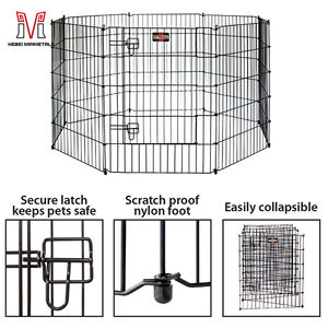 סיטונאים DIY שילוב כלב תרגיל נייד משחק עט גדר לול לחיות מחמד לכלב עם 4 <span class=keywords><strong>6</strong></span> 8 לוחות צדדיים - Product Image 3