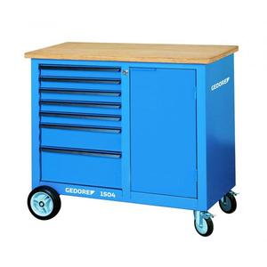 GEDORE-Établi mobile 6622830 avec 7 tiroirs-EAN 4010886662281 BANCS DE TRAVAIL ET TABLES - Product Image 1