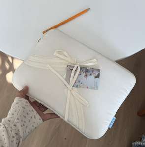 Coréen <span class=keywords><strong>INS</strong></span> Ballet Style Élégant Mignon Y2K Fille pour Rose Bowknot Puffy Ordinateur Portable Manches Grande Fermeture Éclair En Gros Portable De Protection <span class=keywords><strong>Ta</strong></span> - Product Image 3