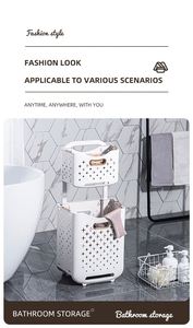 ตะกร้าผ้าพลาสติก ABS สำหรับใส่เสื้อผ้าสกปรก - Product Image 3