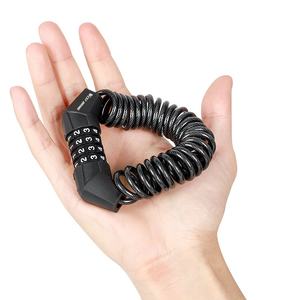 Candado para bicicleta, bloqueo de contraseña de 4 dígitos Mini, marco de bicicleta de montaña, Cable de alambre de acero duradero, candados para casco, accesorios para bicicleta - Product Image 3
