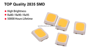 Bande lumineuse LED flexible SMD 2835 SMD2835 120 240 LED/m basse pression DC 12V IP65 étanche 8mm 10mm pour décor de cuisine de chambre à coucher
