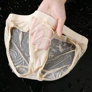 Fournisseur d'usine Nouveaux caleçons pour hommes avec soie glacée <span class=keywords><strong>ultra</strong></span> douce Sexy taille basse Mini string <span class=keywords><strong>transparent</strong></span> <span class=keywords><strong>Bikini</strong></span> pour M-3XL - Product Image 6