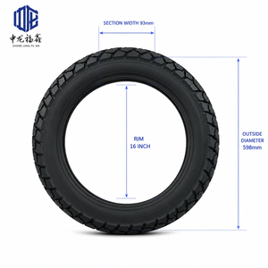 ยางหลังมอเตอร์ไซค์ 3.50-16 8PR D640 TT TL รับน้ำหนัก 257 กก. สำหรับ Honda Revo Dream Underbone <span class=keywords><strong>125</strong></span> 175cc รถมอเตอร์ไซค์คอมมิวเตอร์สตรีทไบค์ - Product Image 5